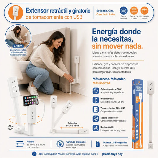 Expansor De Toma De Corriente VOLTIX